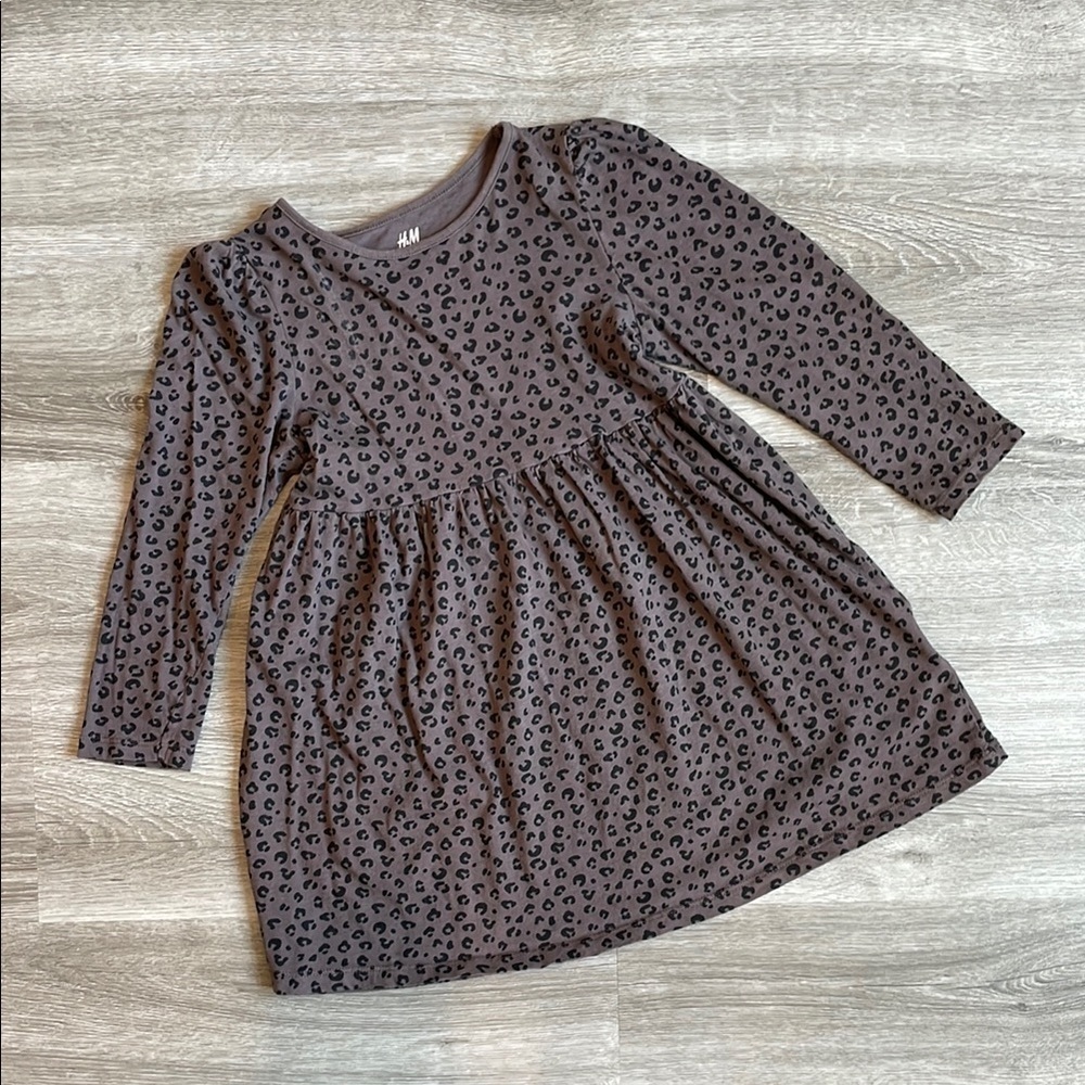 H&M animal print little girls dress